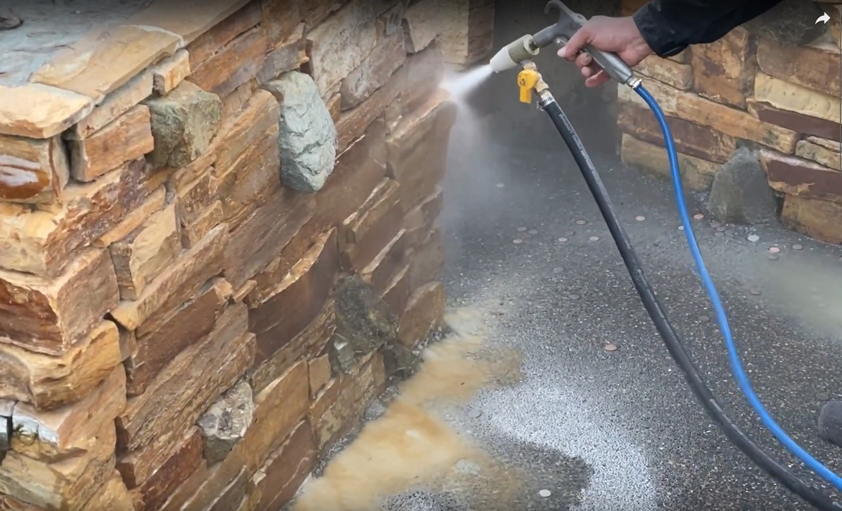 Abrasive Wet Blasting Stone Tile