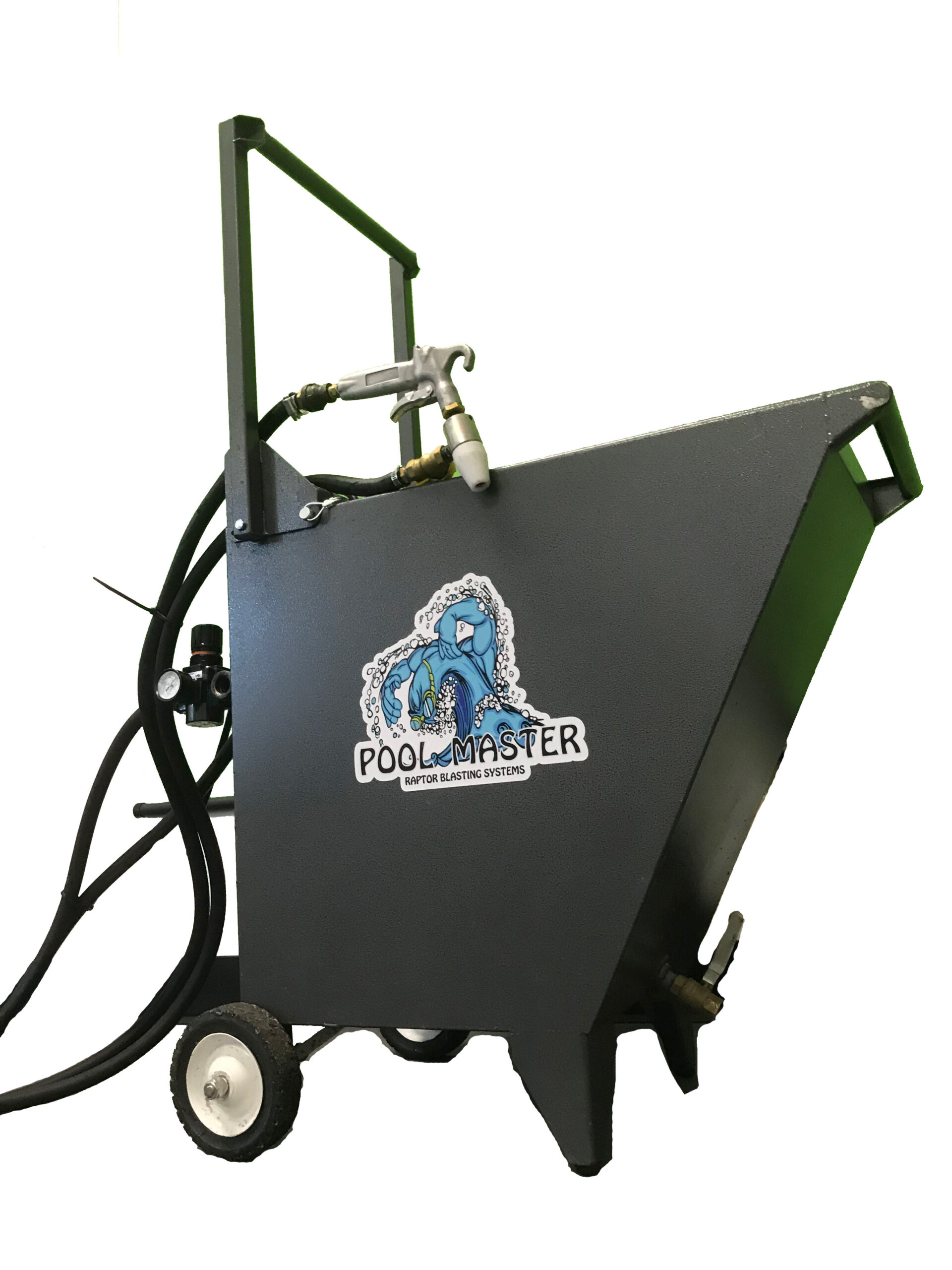 Pool Master wet blasting system 